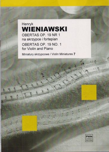 Виенявски - Obertas оп. 19 №1 за цигулка и пиано