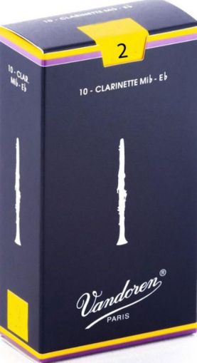 Vandoren reeds for Clarinet E flat size 2 - box