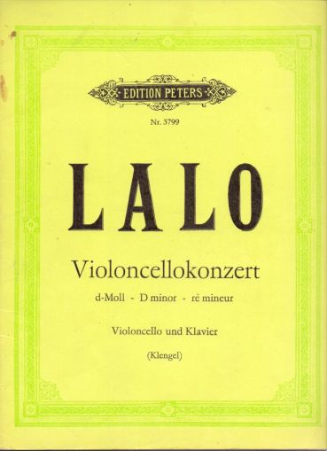 Lalo - Concerto in d moll  for cello and piano 