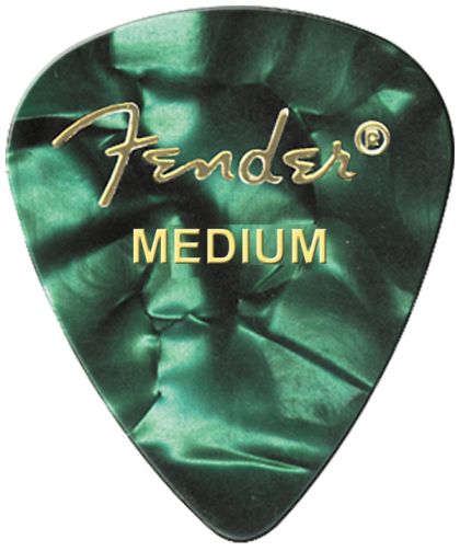 Fender ser. 351 pick shell - size medium green