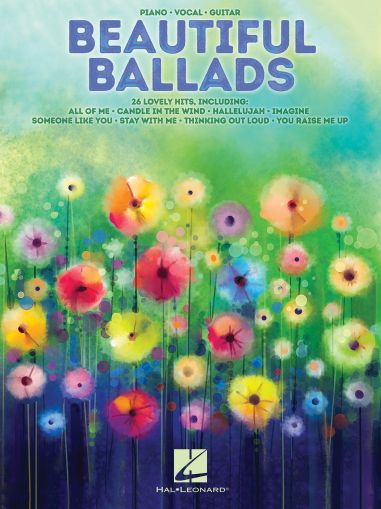 Beautiful Ballads for piano , vocal and guitar