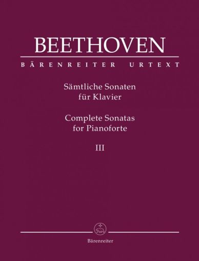 Beethoven - Sonatas  for piano III  URTEXT