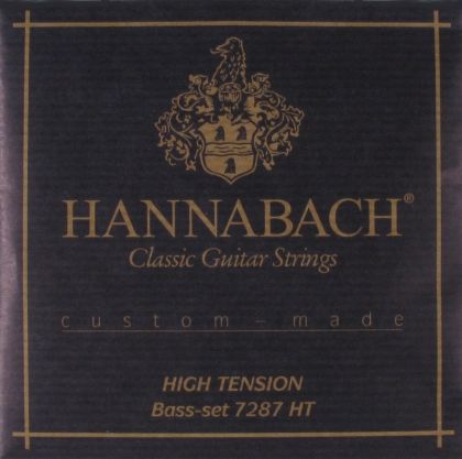 Hannabach 7287HT bass set D , A , E - 4 , 5 и 6-та струна за класическа китара