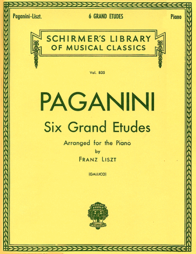 Six grand etudes Paganini by Liszt