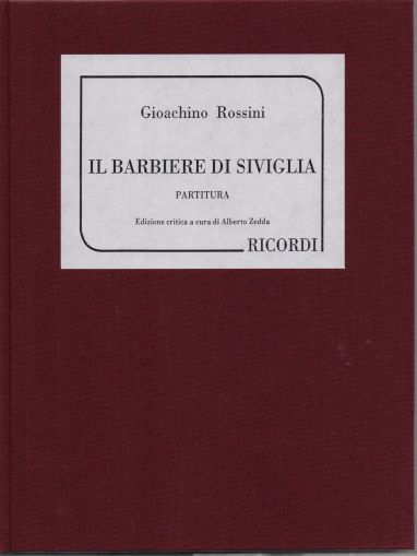 Rossini - Il Barbiere Di Siviglia full score 