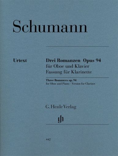 Schumann - Three romances op.94 for clarinet and piano