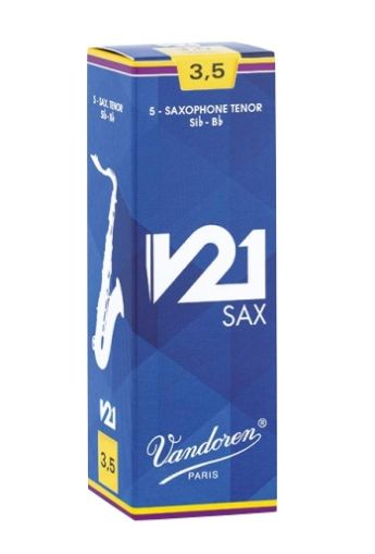 Vandoren V21 reeds for Tenor saxophone size 3 1/2 - box