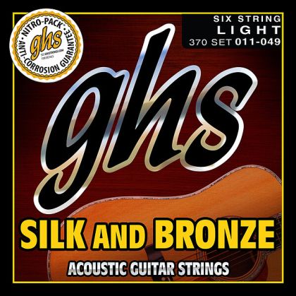 GHS 370 Silk&Bronze струни за акустична китара 011-049