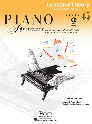 Piano Adventures Level 4 and 5 - Lesson and Theory book