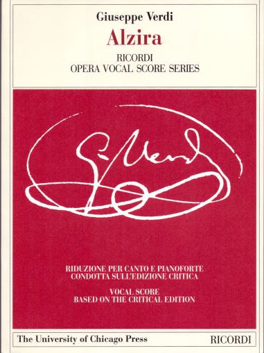 Verdi - Alzira vocal score