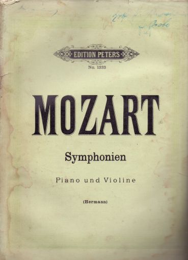 Mozart - Symphonies for violin and piano