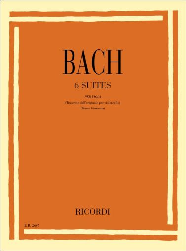 J.S.Bach Six suites for viola 
