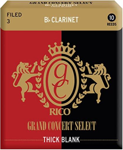 Rico Grand Concert Select Thick blank платъци за кларинет размер 3 - кутия