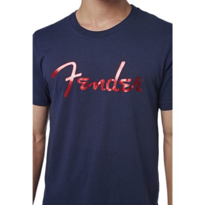 Fender Logo T- Shirt blue L