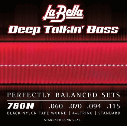 La Bella Deep Talkin 'Black Nylon Bass 060-115