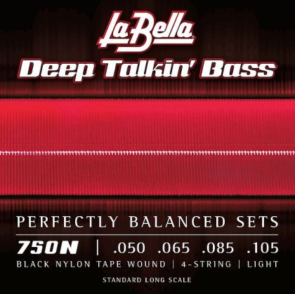 La Bella Black Nylon Tape 750N 050/105