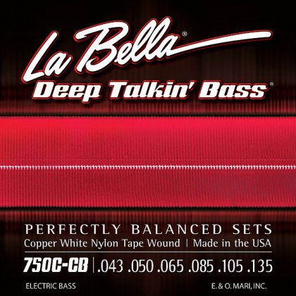La Bella Bass 750CCB White Nylon 043 / 135