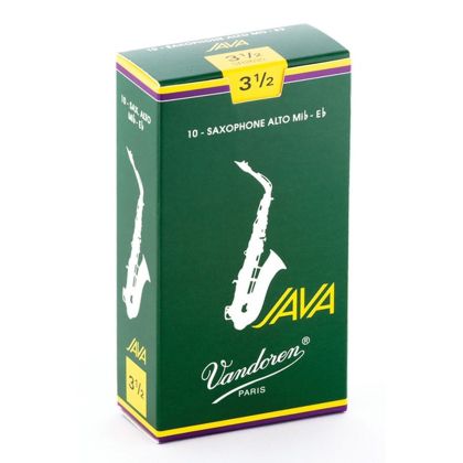 Vandoren Java Alt sax reeds size 3 1/2 - box