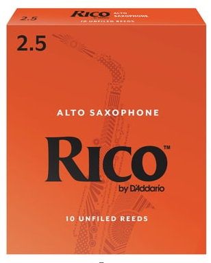 Rico платъци за алт саксофон размер 2 1/2 - кутия