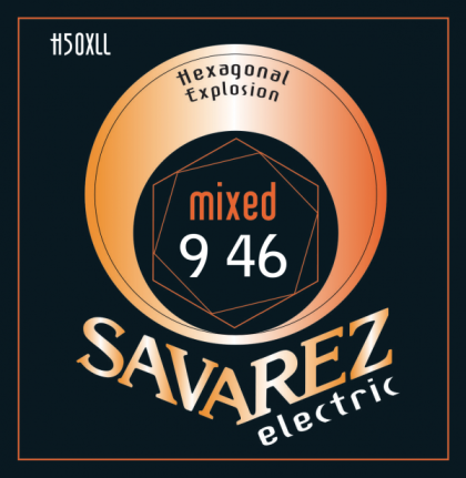  SAVAREZ HEXAGONAL EXPLOSION H50XLL electric guitar strings  9-46