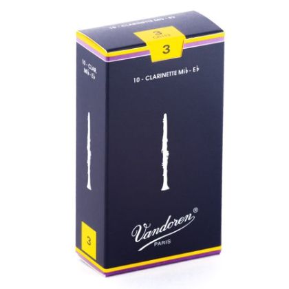 Vandoren reeds for Clarinet E flat size 3 - box