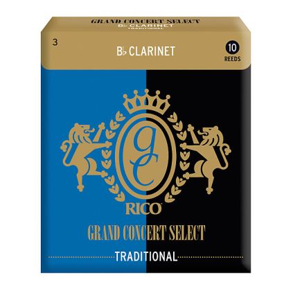 Rico Grand Concert Select Traditional платъци за кларинет размер 3 - кутия