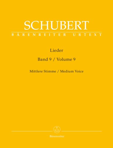 Schubert  Lieder, Volume 9