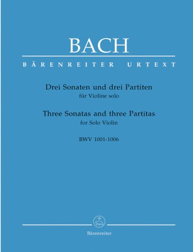 Бах Три Сонати и партити  BWV 1001-1006 за цигулка 