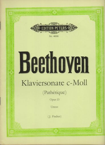 Бетховен - Соната оп. 13 "Патетична" в до минор за пиано втора употреба
