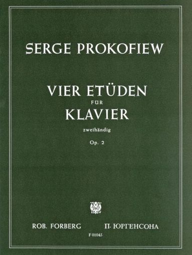 Prokofieff -   Vier Etüden, op. 2