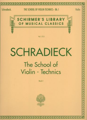Henry Schradieck School of Violin Technics - Book 1