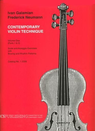 The Galamian Contemporary Violin Technique, Vol. 1