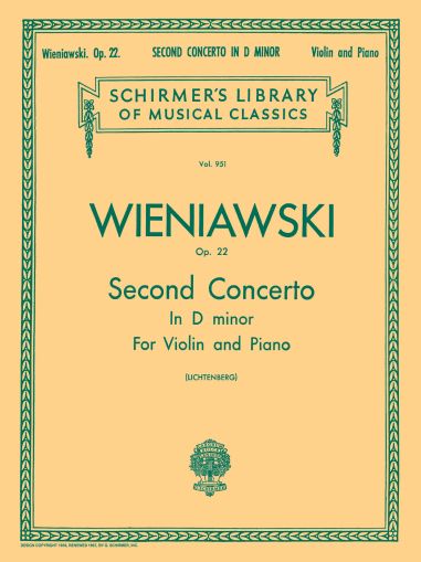 Wieniawski - Concerto No.2 in D minor Op.22  