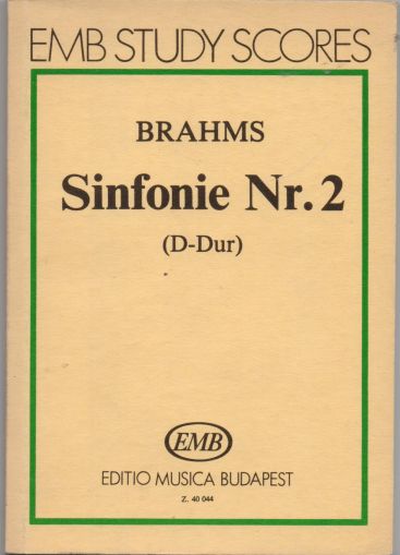 Brahms - Sinfonie Nr.2   D dur  ( second hand )