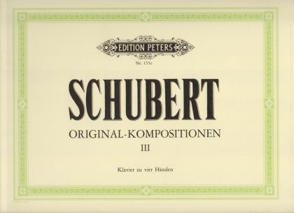Franz Schubert  ORIGINAL COMPOSITIONEN 3   ( four hands )