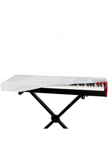 калъф покритие за клавир или пиано 88 клавиша , бял 