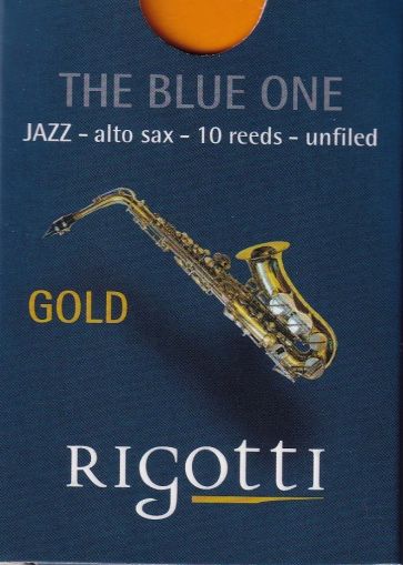 Rigotti Gold   alt sax reeds size 2  medium box