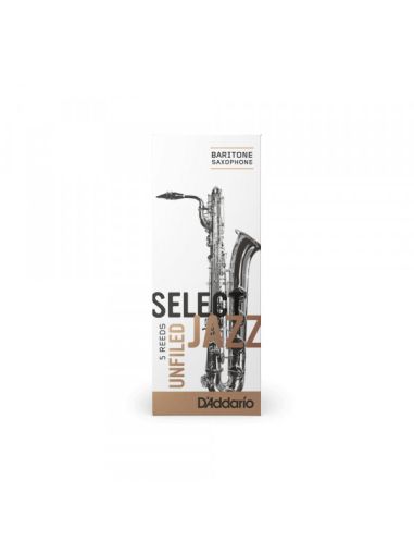 Rico Select Jazz 2  soft  unfilled  платъци  за баритон саксофон - кутия 