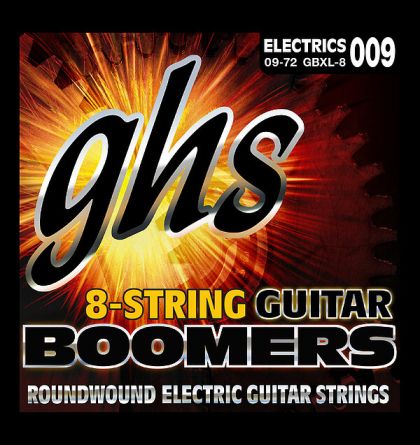 GHS Boomers струни за 8 струнна електрическа китара GB-XL-8,  009/072