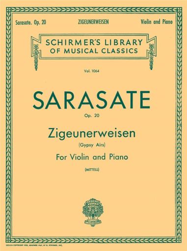 Sarasate - Zigeunerweisen op. 20 for violin and piano