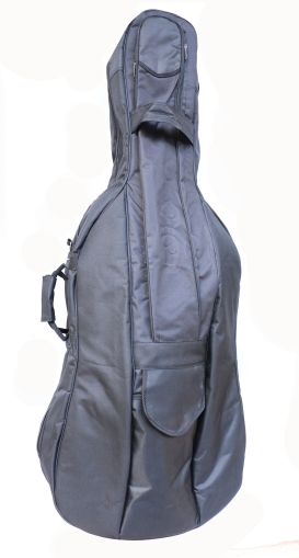 Cello Bag 1/2,black 20mm pading