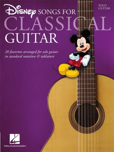 Популярни песни на Disney аранжимент за класическа китара