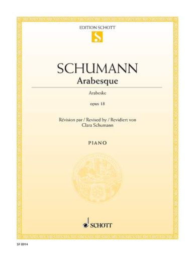 Schumann, Robert : Arabesque op.18 für Klavier
