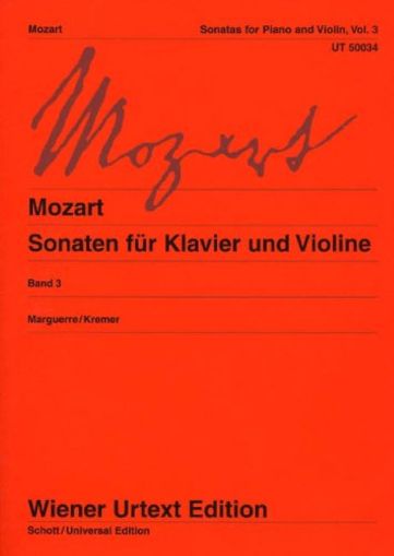 Моцарт Сонати за цигулка и пиано 3-ти том