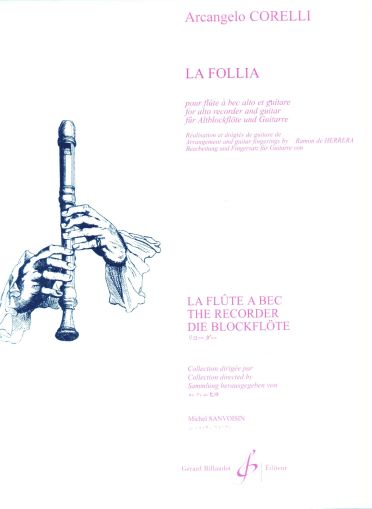 Corelli LA FOLLIA за блокфлейта и китара