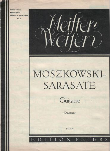 Moszkowski - Sarasate  Guitarre op.46 No. 2 for violin and piano secondhand