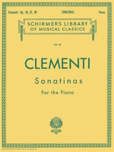 Clementi  12 SONATINAS, OP. 36, 37, 38