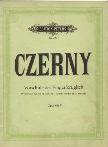 Czerny -  Studies op. 636 second hand