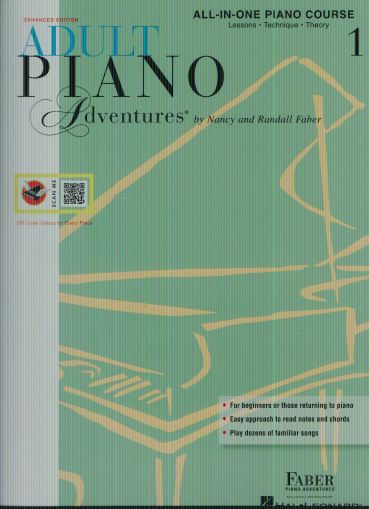 Началнa школa  за пиано за начинаещи възрастни All-in-One Lesson Book 1