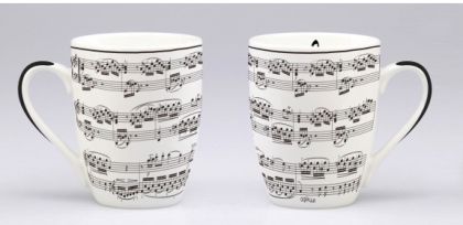 Mug Notelines White 300 ML  With Gift Case